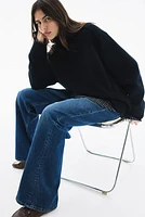 Cashmere-blend Mock Turtleneck Sweater