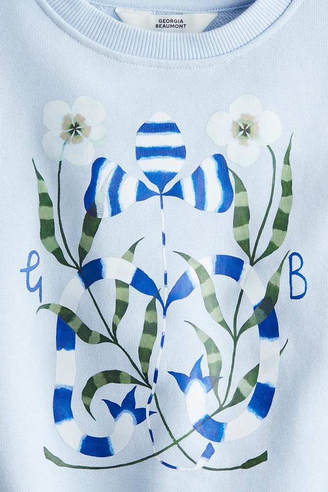Printed Cotton Sweatshirt