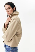Twill Jacket with Collar