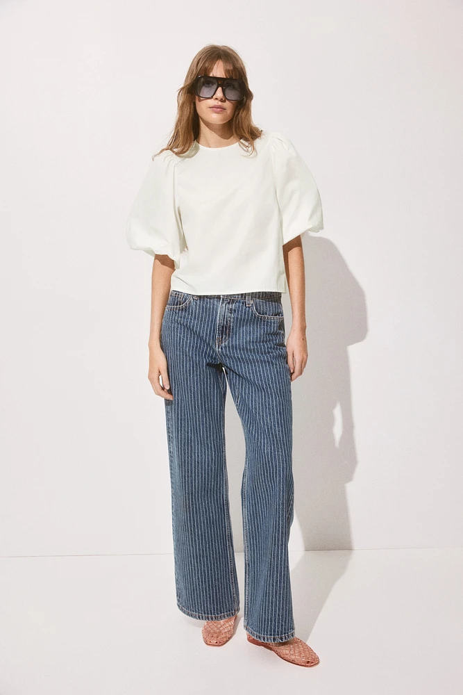 Puff-Sleeved Blouse