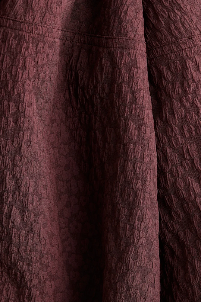 Jacquard-Weave Dress