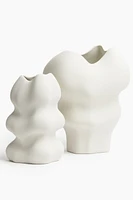 Extra-Large Irregular-Shaped Stoneware Vase