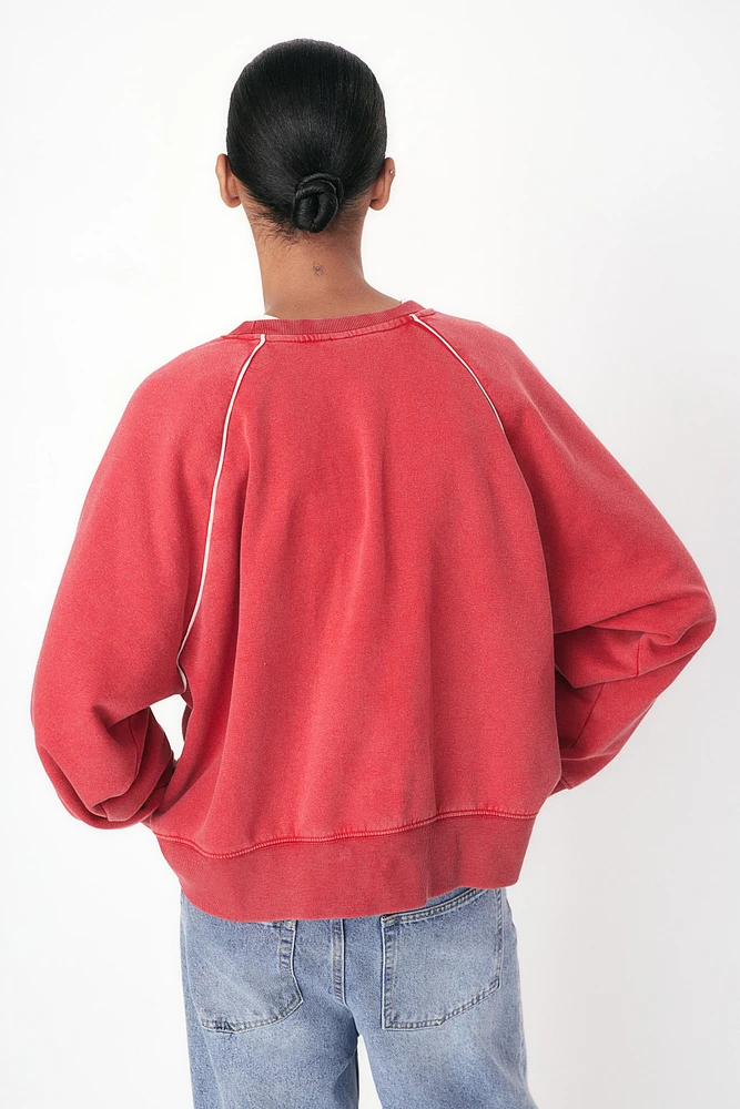 Oversized Printed Sweatshirt