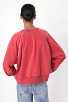 Oversized Printed Sweatshirt