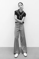 Wide-leg Dress Pants