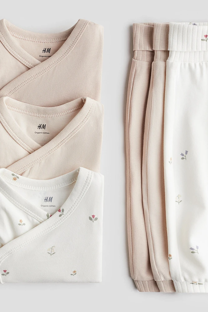 6-piece Bodysuit and Pants Set