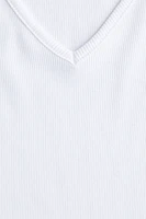 Ribbed Cotton Jersey Top