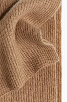 Ribbed Cashmere Scarf