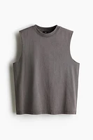 Regular-Fit Washed Tank Top