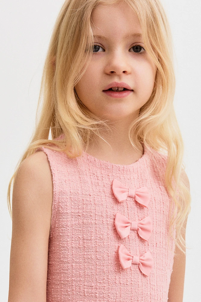Bouclé-Weave Dress