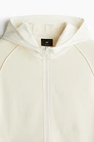 Regular-Fit Jersey Hooded Jacket