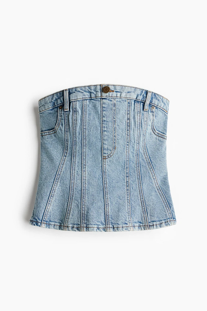 Denim Bustier