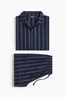 Cotton Pajama Shirt and Shorts
