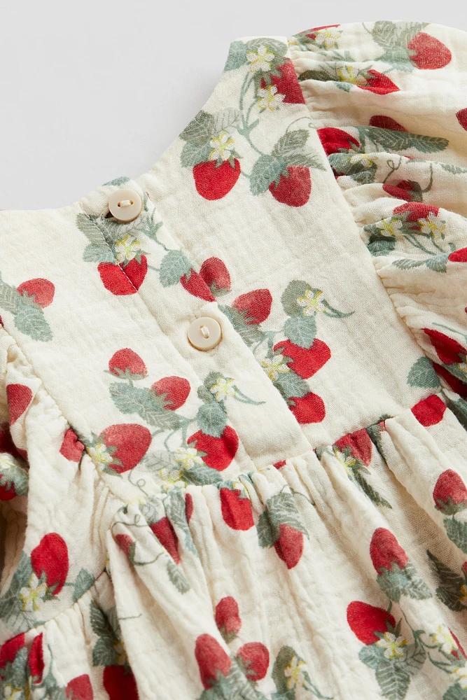 Cotton Seersucker Dress