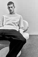Loose-Fit Long-Sleeved Jersey Shirt