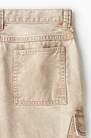 Loose-Fit Cotton Cargo Pants