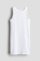 Ribbed Jersey Dress