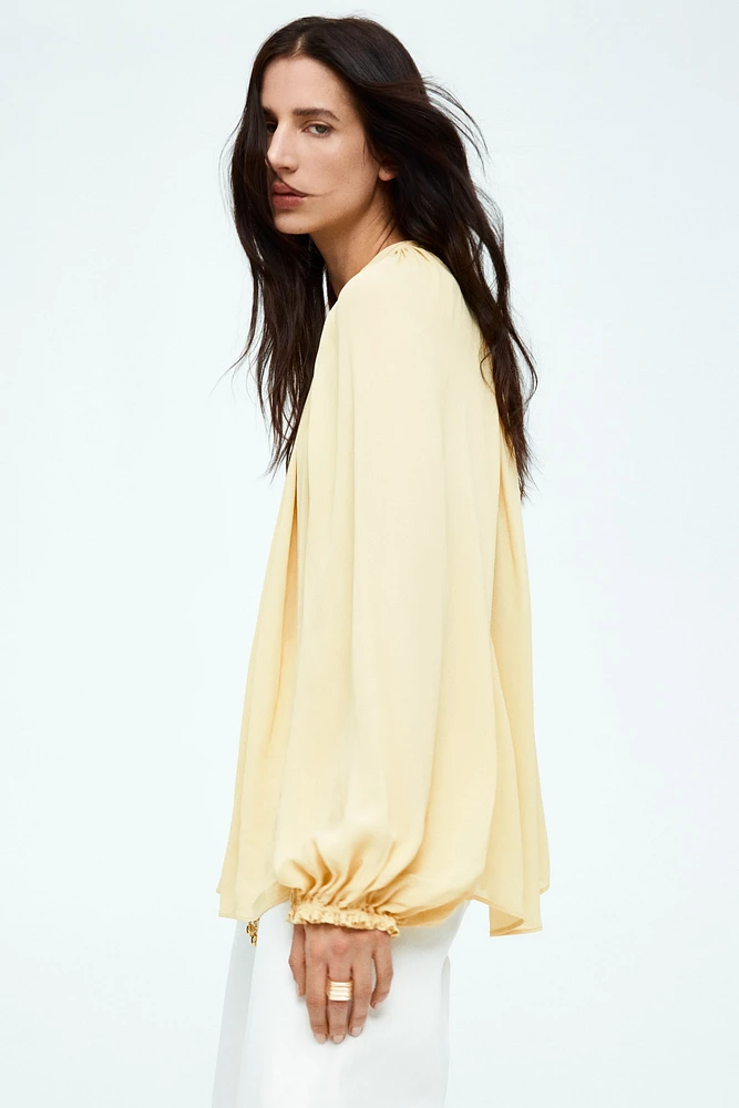 Oversized Chiffon Blouse