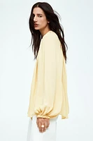 Oversized Chiffon Blouse