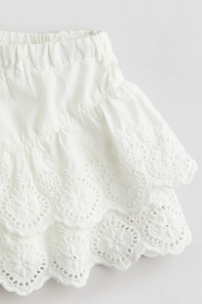 Broderie anglaise skirt