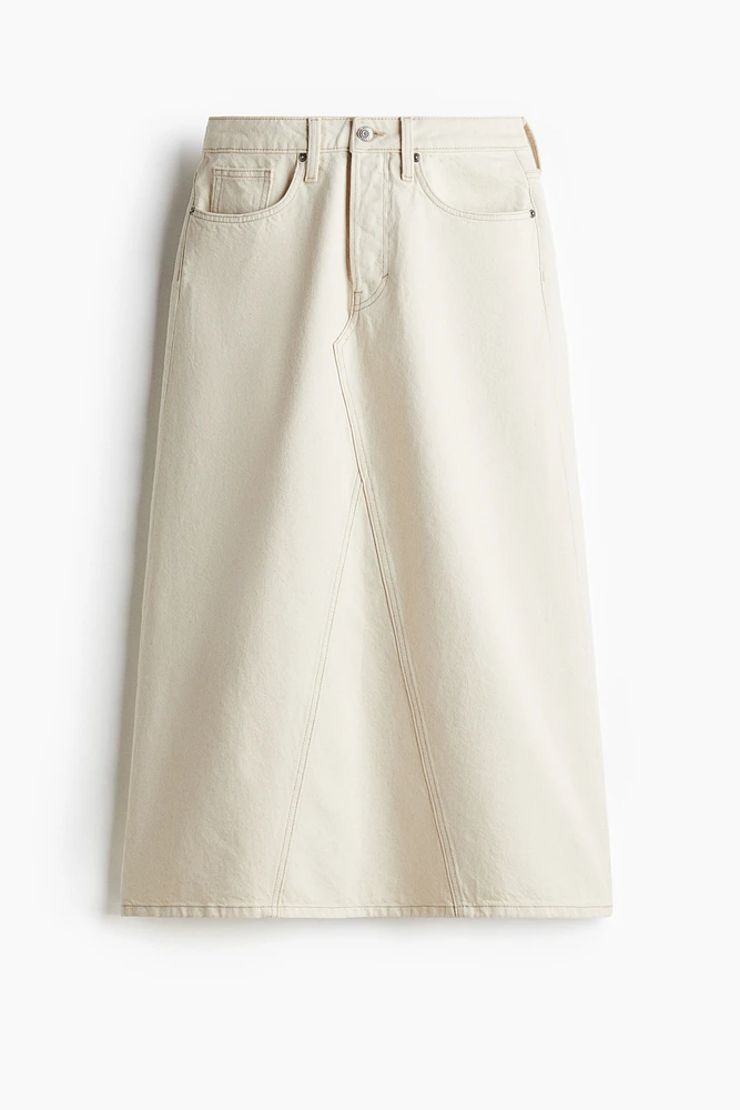 A-Line Denim Skirt