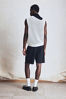 Regular Fit Pointelle-Knit Tank Top