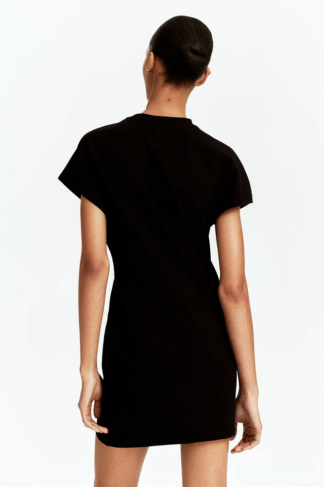 Short-Sleeved Jersey Dress