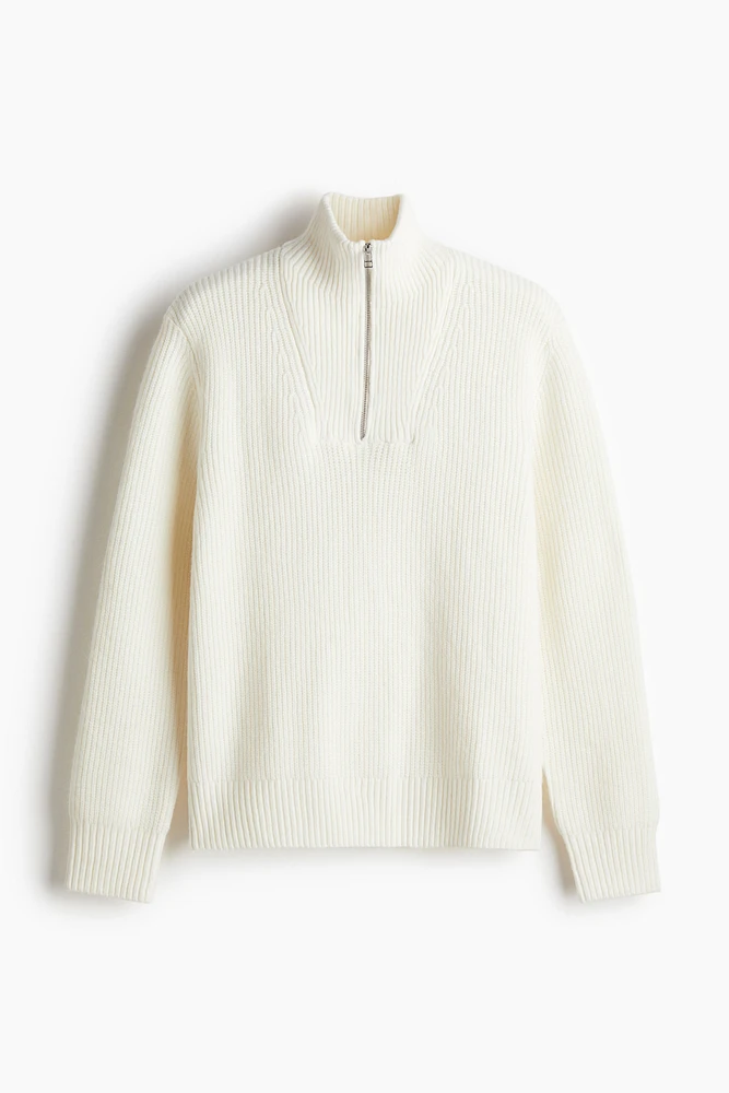 Regular Fit Half-Zip Sweater