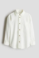 Linen-Blend Shirt
