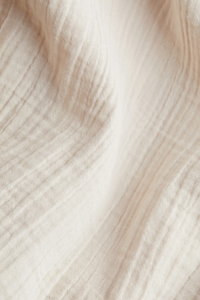 A-Line Muslin Dress
