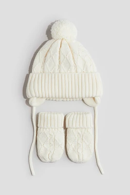 2-piece Beanie and Mittens Set