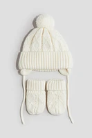 2-piece Beanie and Mittens Set