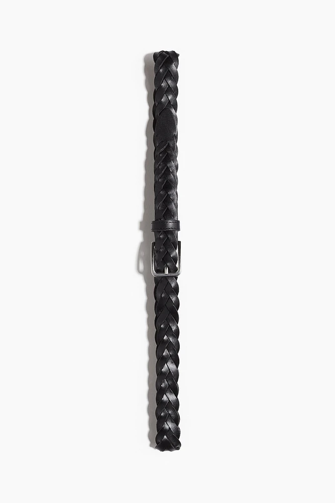 Braided Leather Belt