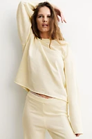Roll-edge Sweater