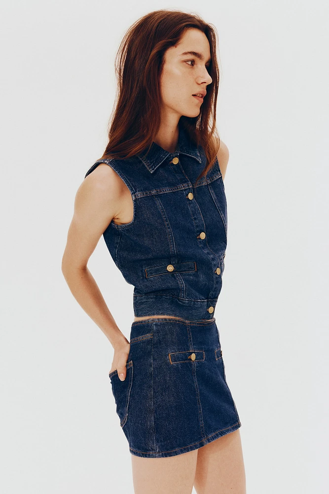 Denim Skort