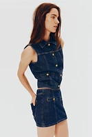 Denim Skort