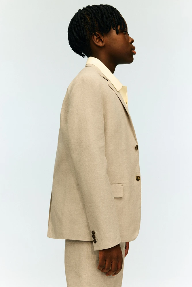 Veste en lin mélangé