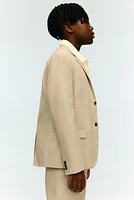 Linen-Blend Jacket