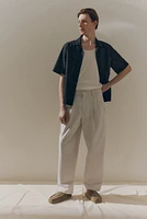 Regular-Fit Embroidered Resort Shirt