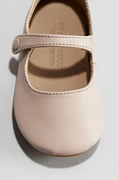 Leather Soft-Sole Ballet Flats
