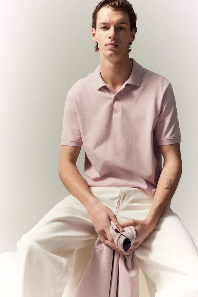 Regular Fit Piqué Polo Shirt
