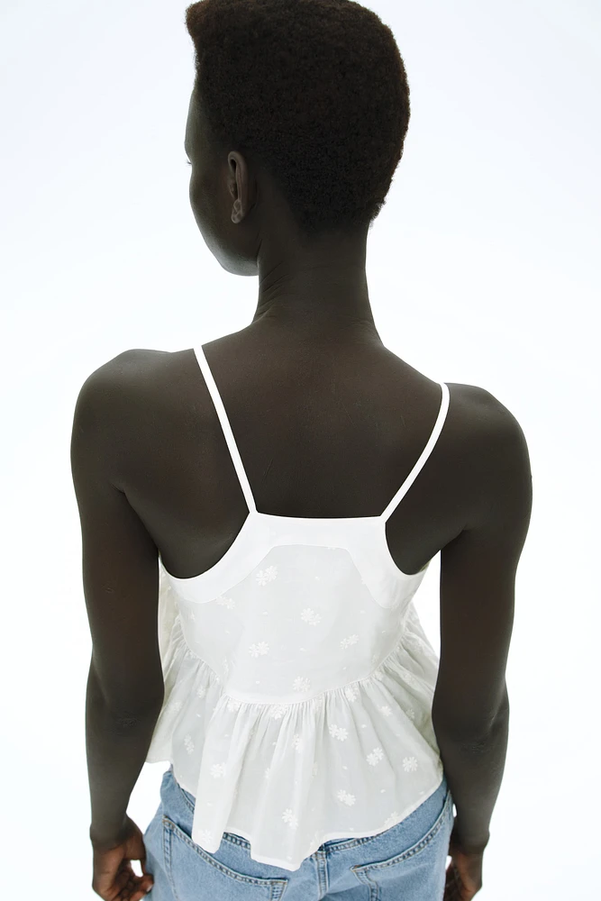 Peplum Camisole Top