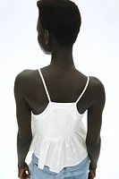 Peplum Camisole Top