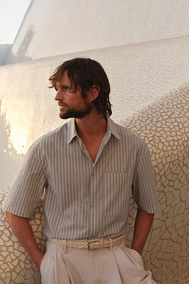 Regular-Fit Short-Sleeved Shirt
