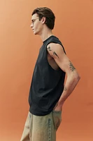 Regular-Fit Washed Tank Top