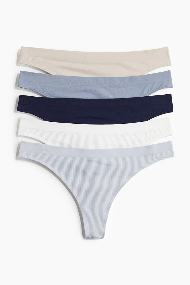 5-pack Seamless Thong Briefs