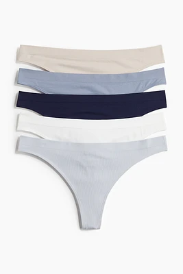5-pack Seamless Thong Briefs