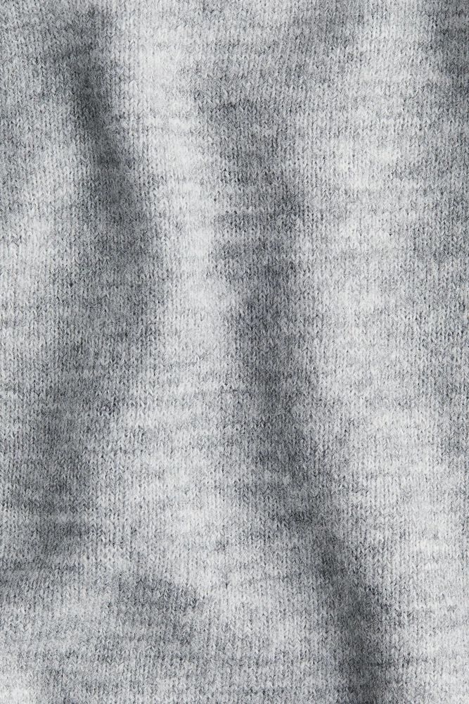 Fine-Knit V-Neck Sweater