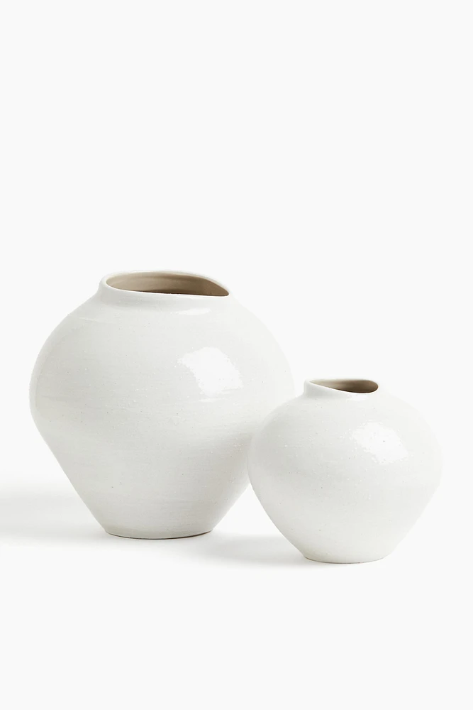 Irregular Stoneware Vase