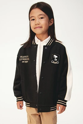 Veste de baseball avec motifs